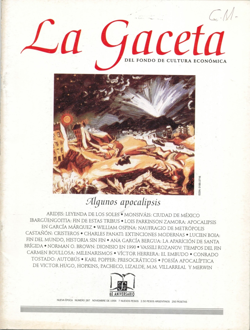 La Gaceta del Fondo de Cultura Económica 287