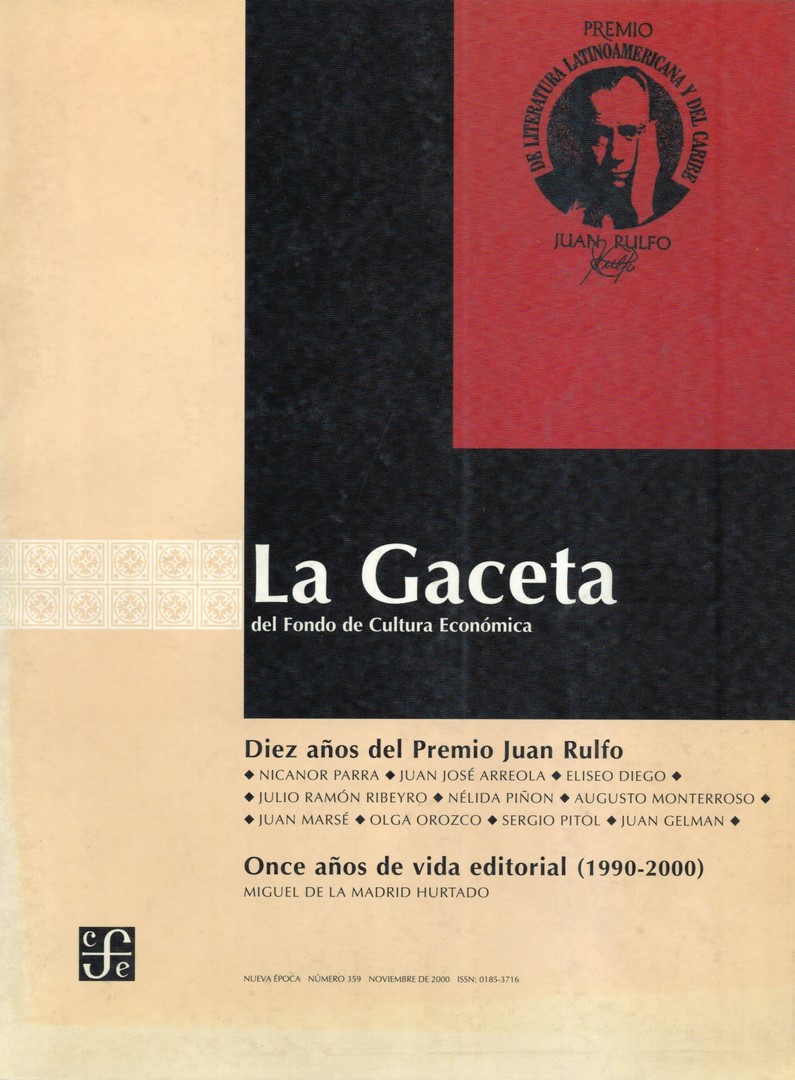 La Gaceta del Fondo de Cultura Económica 359