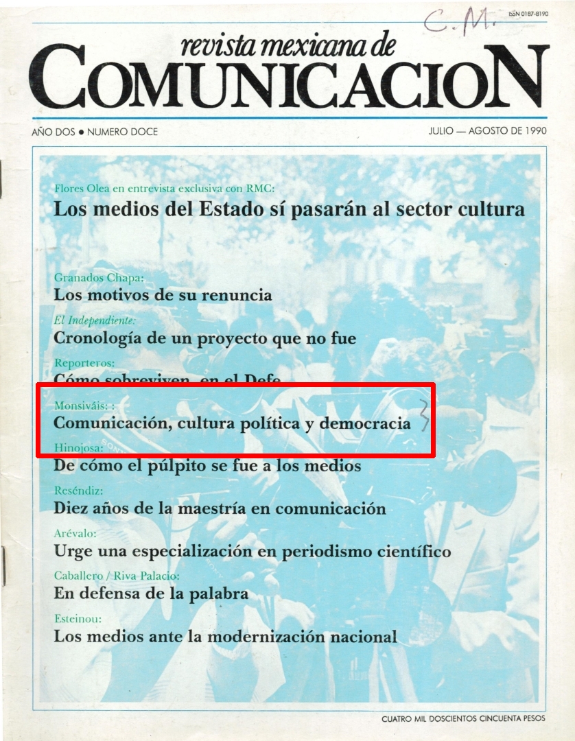 Revista mexicana de COMUNICACION