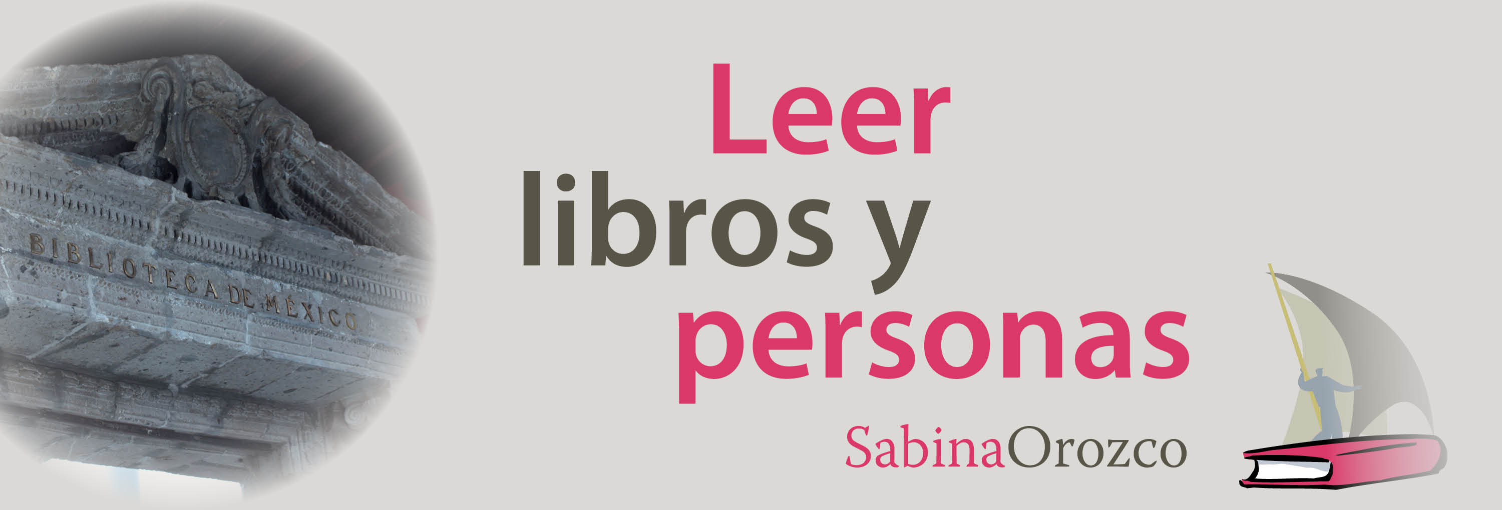 Banner del texto Leer libros y personas
