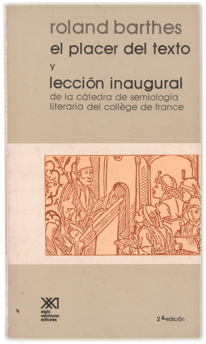 Portada del libro El placer del texto
