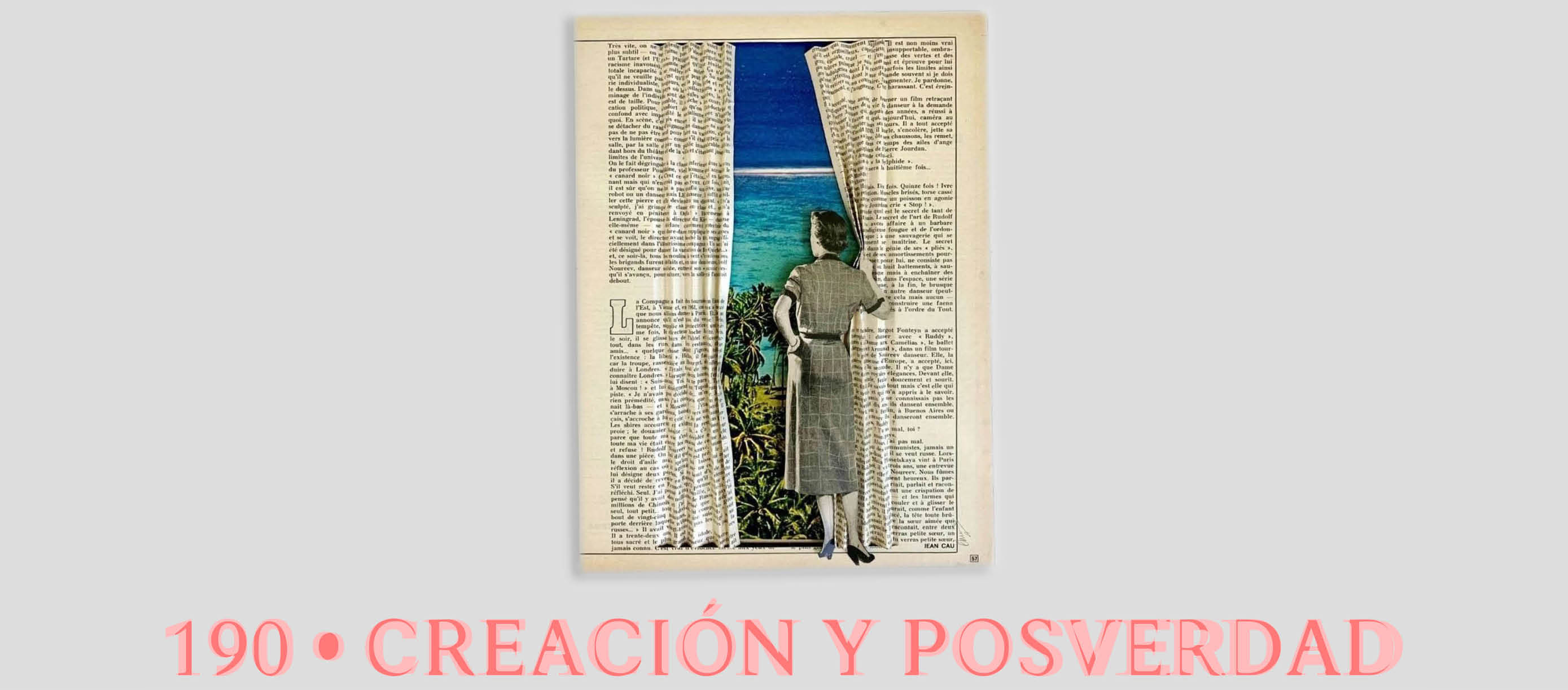 Portada revista Biblioteca de México número 190 • Creación y posverdad