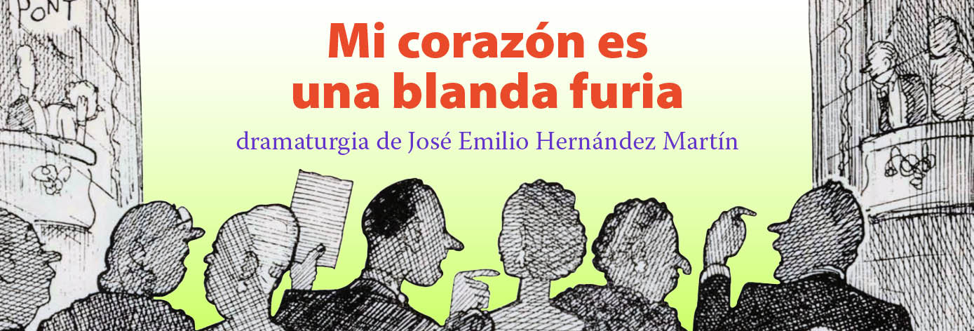 Banner del texto 'Mi corazón es una blanda furia' de José Emilio Hernández